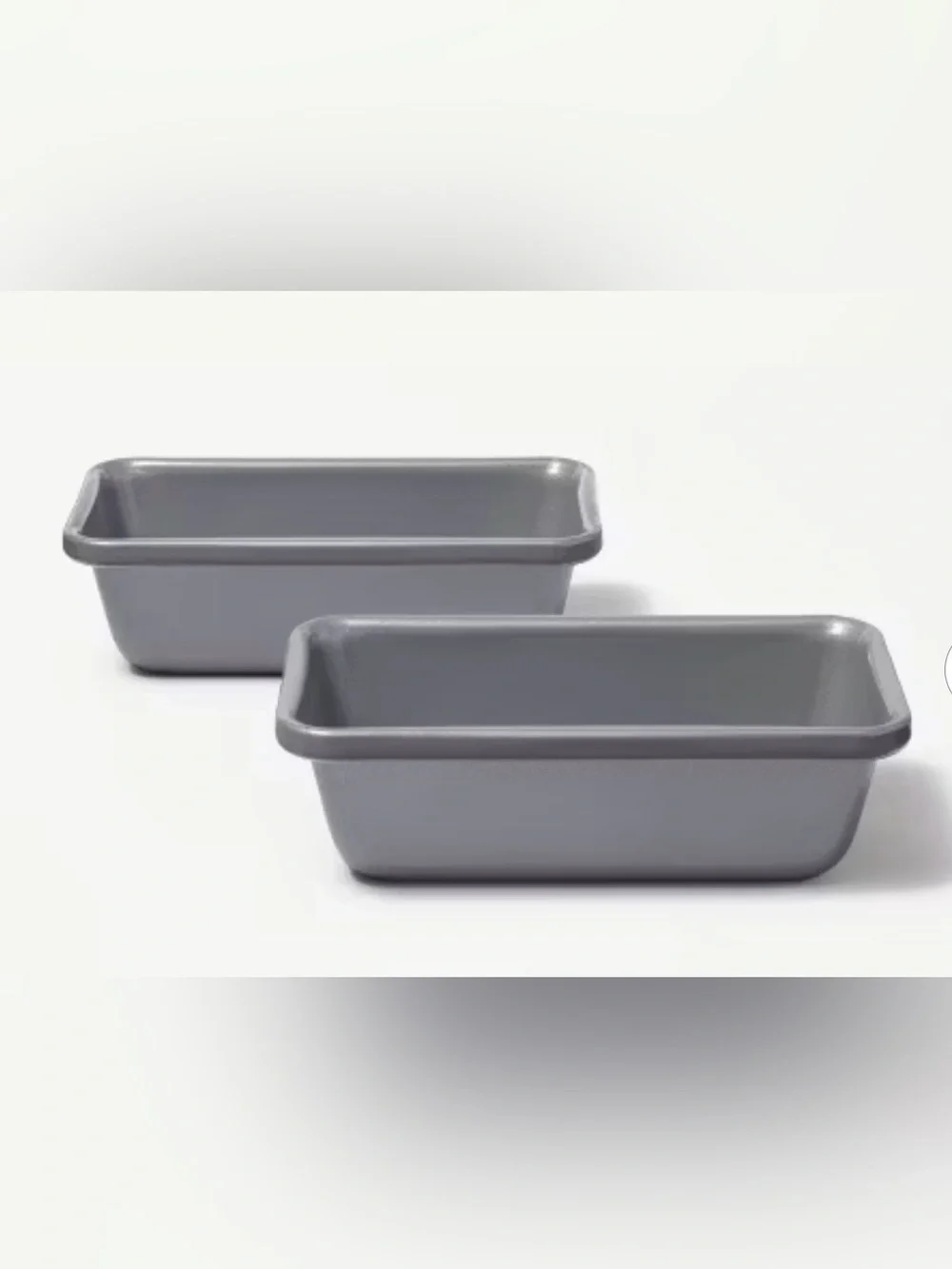 🍞 Figmint set of two mini loaf pans. NWT.